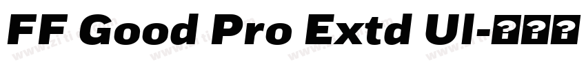 FF Good Pro Extd Ul字体转换